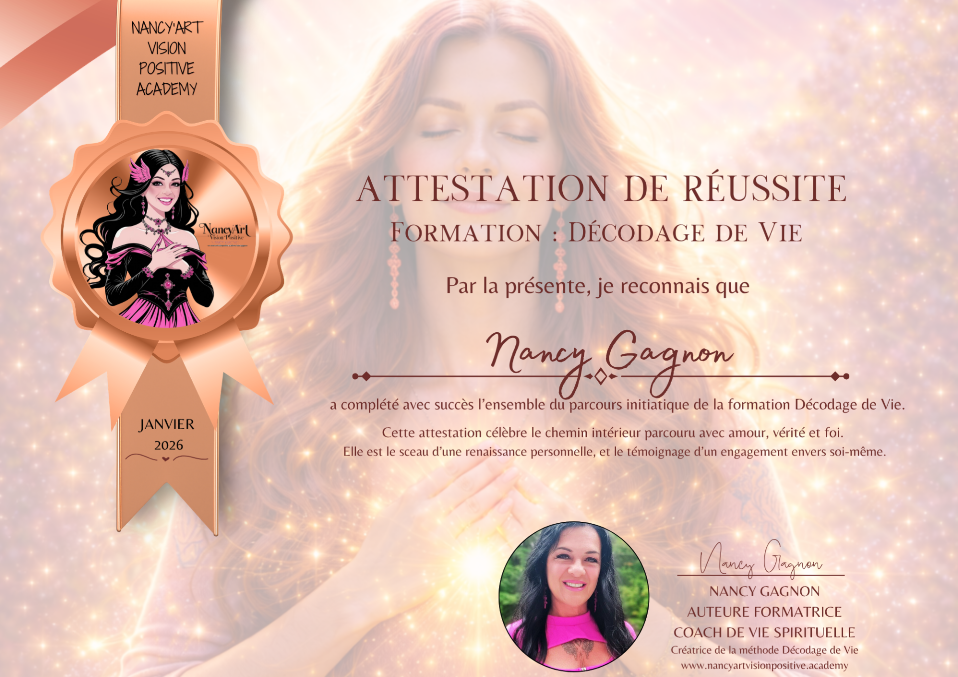 Attestation de reussite