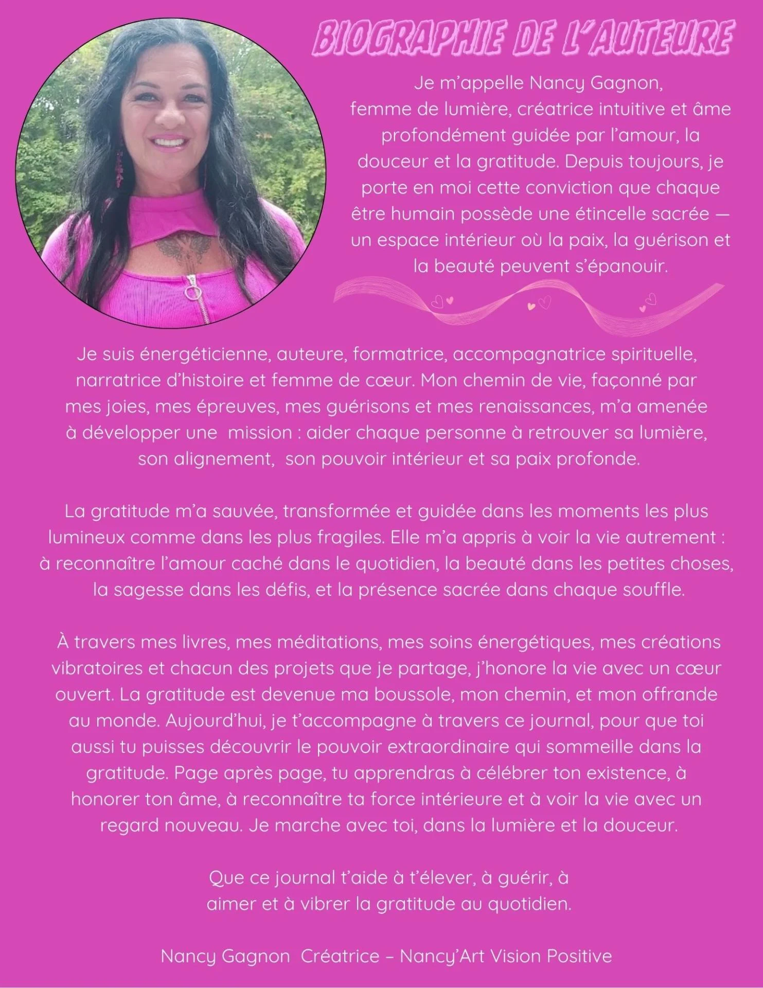 Nancy gagnon Biographie