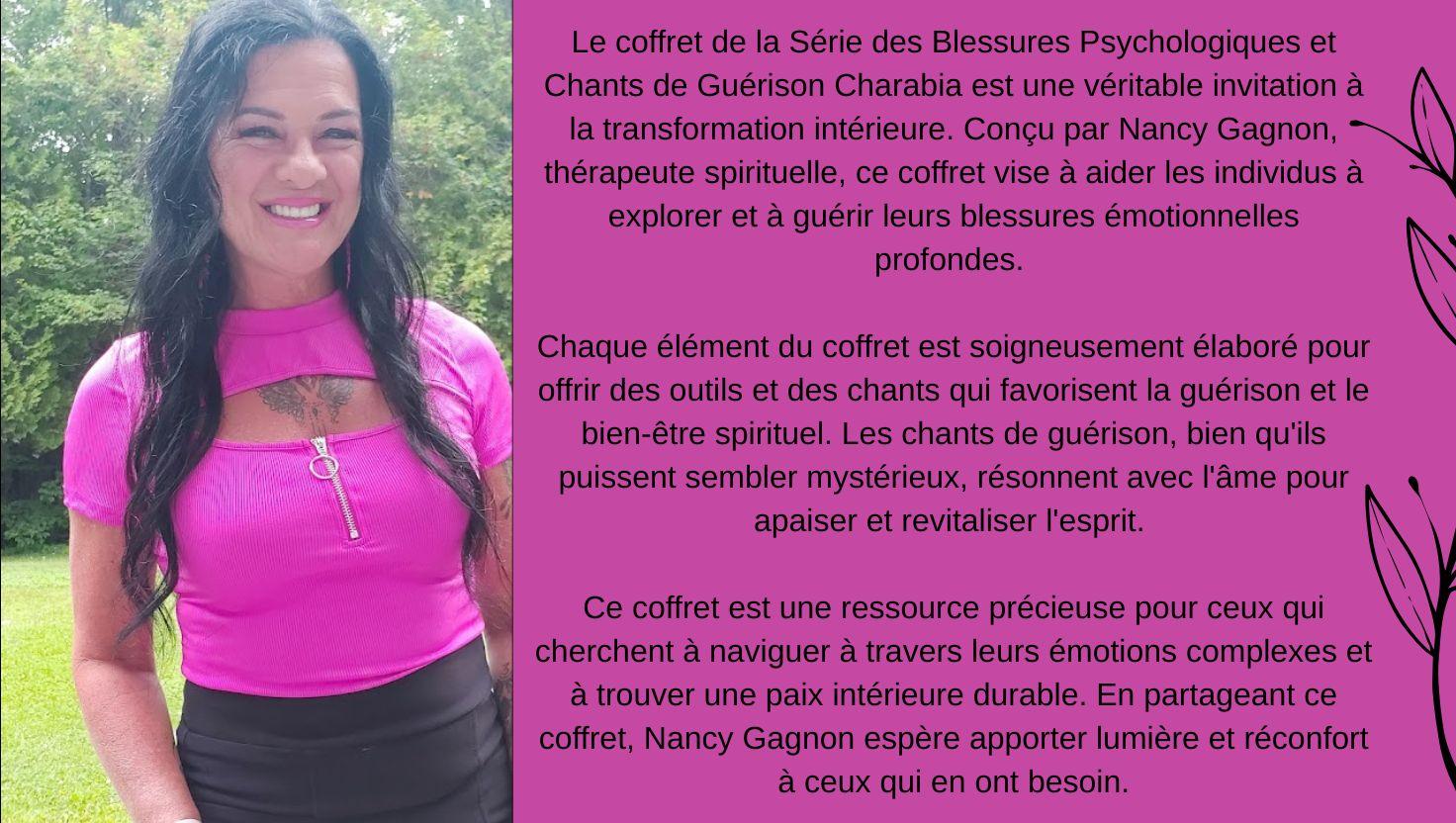 Nancy gagnon coffret des blessures psychologiques