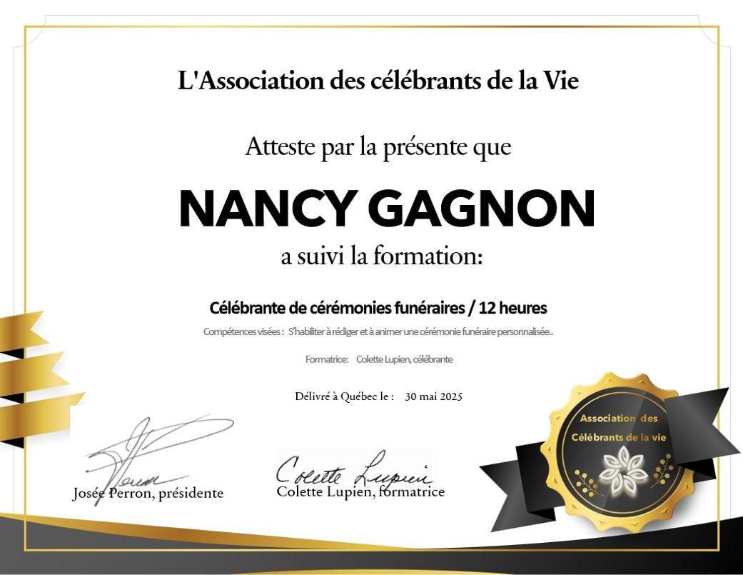 Nancy gagnon