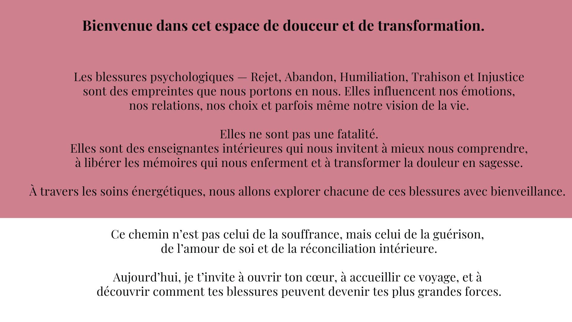espace de douceur et de transformation.